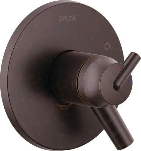 Vista 9 de Delta Faucet T17T059-CZ Trinsic Tempassure 17T Series - Moldura de válvula, bronce champán