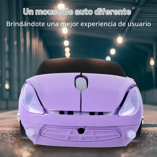 Vista 3 de elec Space Mouse inalámbrico, 2.4 GHz, ratón inalámbrico para automóvil, 3D, ergonómico, deportivo, óptico inalámbrico con receptor USB para PC