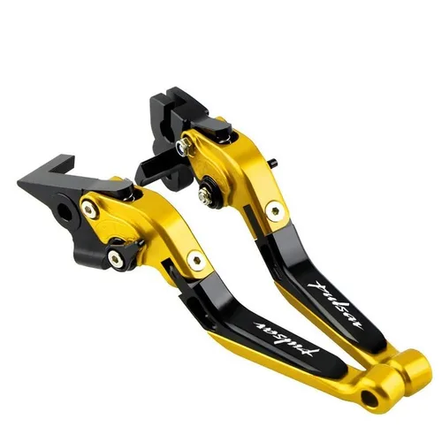 Vista 6 de NIKKHO Palanca de embrague de freno para BA & JAJ PULSAR200/NS200 PULSAR135 Pulsar 200 NS200 RS200 A motocicleta CNC aluminio plegable ajuste