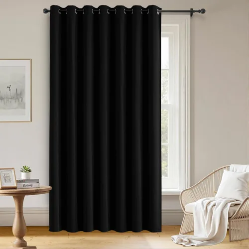 Vista 42 de Cortinas opacas para sala de estar, cortinas 100% opacas de 90 pulgadas de largo, juego de 2 paneles de 2 paneles, con aislamiento térmico, pestaña