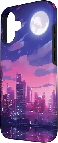 Vista 2 de Funda estética Kawaii de anime y manga de los años 80 y 90 para iPhone 16