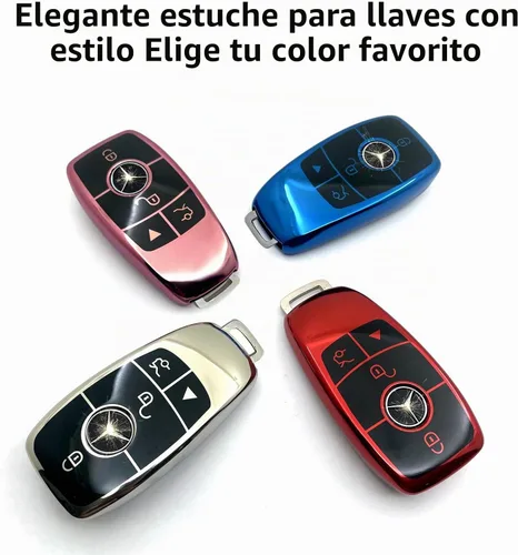 Vista 7 de Creatividad Adecuado para accesorios de cubierta de llave Mercedes Benz (azul)