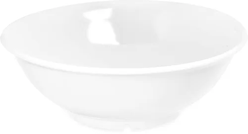 Vista 2 de Carlisle FoodService Products Cuenco de plástico reutilizable con pies para el hogar y el restaurante, melamina, 36 onzas, color blanco