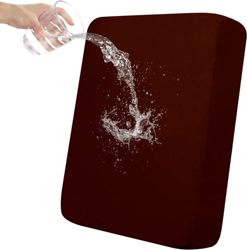 Vista 90 de Easy-Going Funda de cojín 100% impermeable para asiento de sofá, funda de cojín elástica de muebles, para niños, mascotas, cojín de sofá biplaza