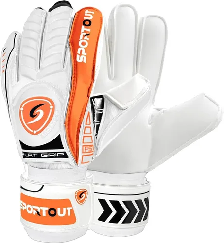 Vista 7 de Guantes de Portero Sportout con Protección de Dedos, Guantes de Fútbol Respirables, Látex de 4mm, para Niños, Jóvenes y Adultos