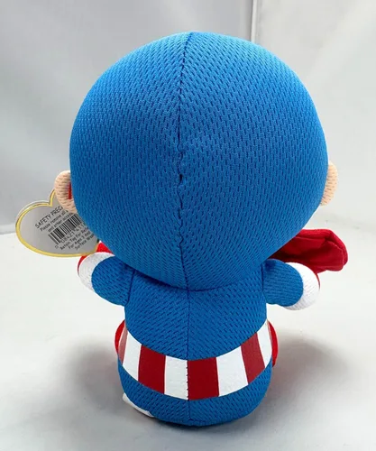 Vista 3 de Ty Peluche del Capitán América, azul/rojo/blanco, regular