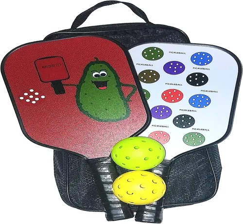 Vista 10 de MIXIN ITUP Juego de 2 paletas de pickleball de fibra de carbono T700