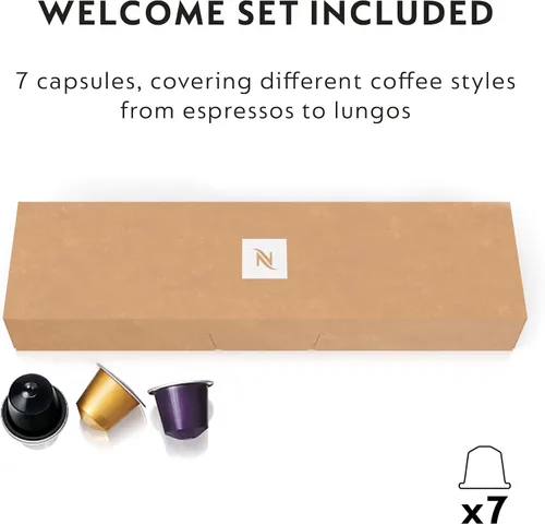 Vista 3 de Nespresso Essenza, minimáquina de expreso de Breville, color negro piano
