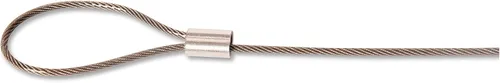 Vista 6 de Correas de cable de 14" (paquete de 100) - Resistentes, ajustables, premontadas, resistentes a manipulaciones - Adaptadores seguros para pantalla
