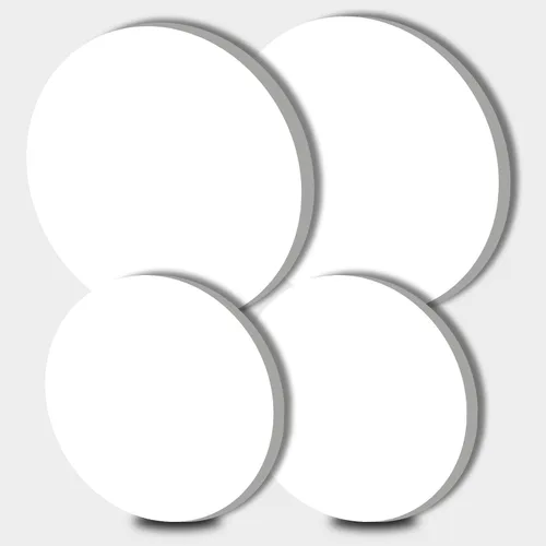 Vista 47 de Banksy Fundas para Quemadores de Estufa Eléctrica, Juego Divertido de 4 Redondos de 8 Pulgadas y 10 Pulgadas, Cubierta de Metal para Gas, Ojos