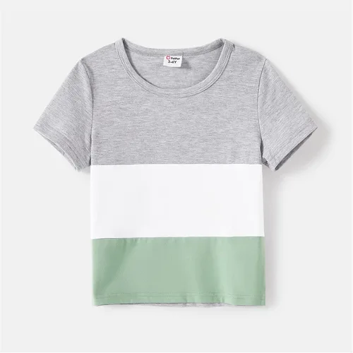 Vista 4 de PATPAT Conjunto de camiseta de manga corta con estampado floral para madre e hija