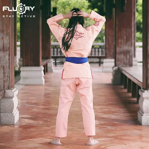 Vista 2 de FLUORY BJJ Gi - Traje brasileño Jiu Jitsu para mujer, kimonos para mujer, uniforme BJJ