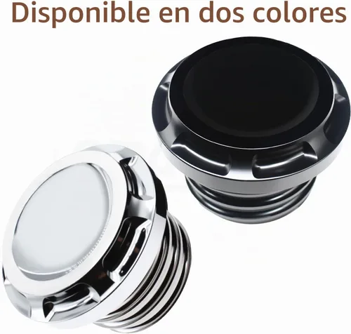 Vista 3 de Tapas de combustible para Harley, tapa de combustible para motocicleta, cubierta de tanque de aceite universal, compatible con Harley Sportster XL