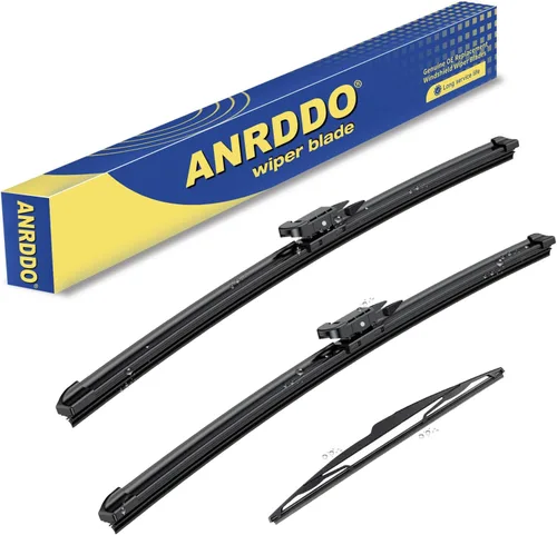 Vista 21 de ANRDDO Repuesto de limpiaparabrisas para limpiaparabrisas Jeep Wrangler