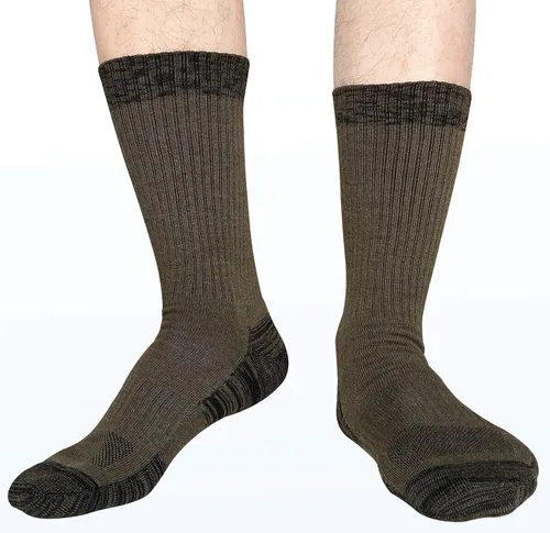 Vista 7 de APTYID Calcetines de trabajo acolchados que absorben la humedad para hombre (4-6 pares)