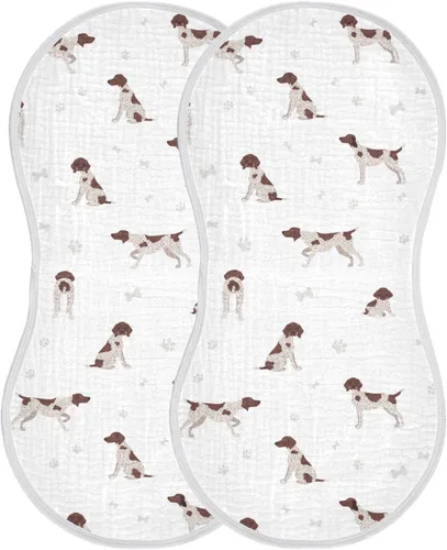Vista 10 de Lindos paños de muselina de panal de abeja para bebé, 1 paquete de 100% algodón, baberos para niño y niña
