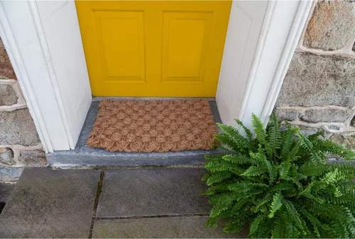 Vista 2 de Entryways Felpudo tejido a mano - Tejido de cesta, 18"x30