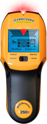 Vista 8 de Zircon MultiScanner A200 – Escáner de pared electrónico, detector de pernos y metales con detección de cables de corriente alterna en vivo, puntero