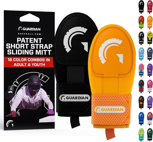 Vista 29 de Guardian Baseball Guantes deslizantes – Tallas para jóvenes y adultos – Guante deslizante para béisbol – Correa de compresión elástica, paquete de 2