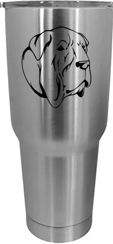 Vista 343 de Cairn Terrier - Vaso grabado con temática de perro, 30 onzas
