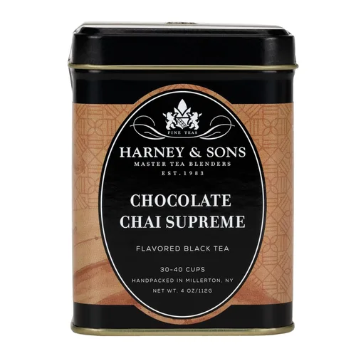 Vista 16 de Harney & Sons Té suelto Black Cask en lata, Bourbon, 4 oz