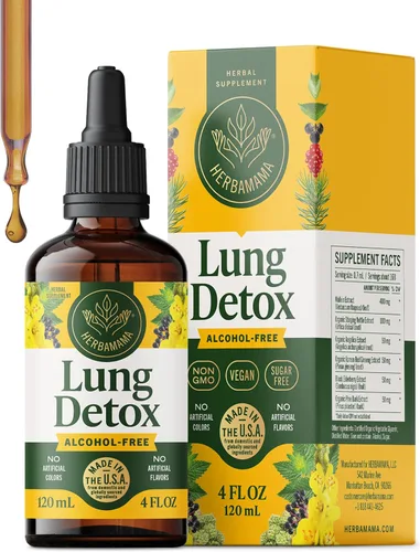 Vista 9 de HERBAMAMA Gotas de limpieza pulmonar con hoja de gordolobo - Gotas de gordolobo para pulmones