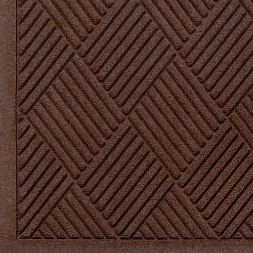 Vista 24 de M+A Matting WaterHog Diamond - Tapete de entrada de grado comercial con borde de tela, interior/exterior, de secado rápido, resistente a las manchas