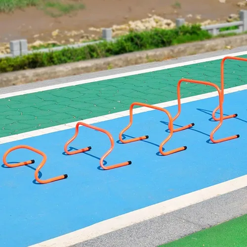 Vista 8 de YXXSDP Paquete de 5 obstáculos de entrenamiento de agilidad para niños, paquete de 5 obstáculos de ejercicio de velocidad, equipo de entrenamiento