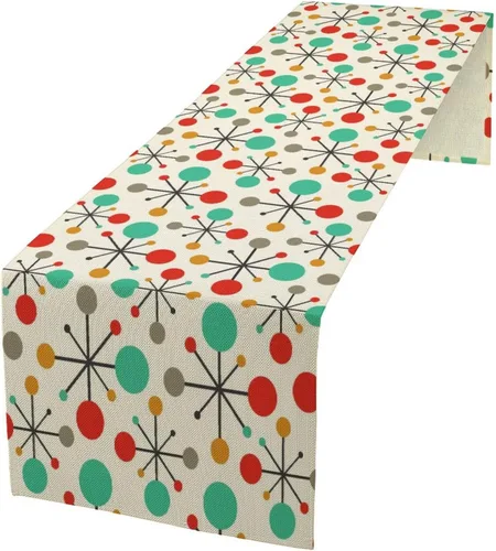 Vista 25 de YCness Camino de mesa con estampado de vaca, piel de vaca marrón, estilo occidental, decoración de casa de campo para el hogar, cocina, comedor, 13