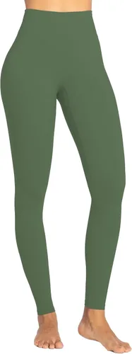 Vista 2 de Sunzel Nunaked Leggings de entrenamiento para mujer, con control de abdomen, compresión para entrenamiento, gimnasio, yoga, sin costura frontal