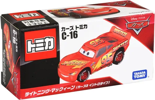 Vista 4 de TAKARA TOMY Tomica Disney Cars C-16 Lightning McQueen (tipo de introducción de autos 3)