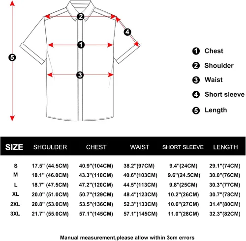 Vista 3 de DiBanGu Solid Men's Dress Shirts Satin Short Sleeve Casual Button Down Shirts Regular Fit Party Wedding Summer