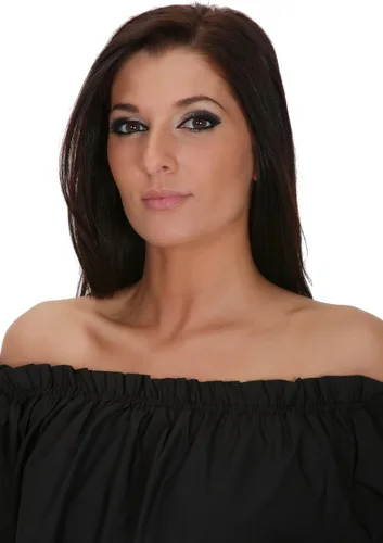 Vista 3 de UNDERWRAPS Women's Long Sleeve Renaissance Blouse - Black