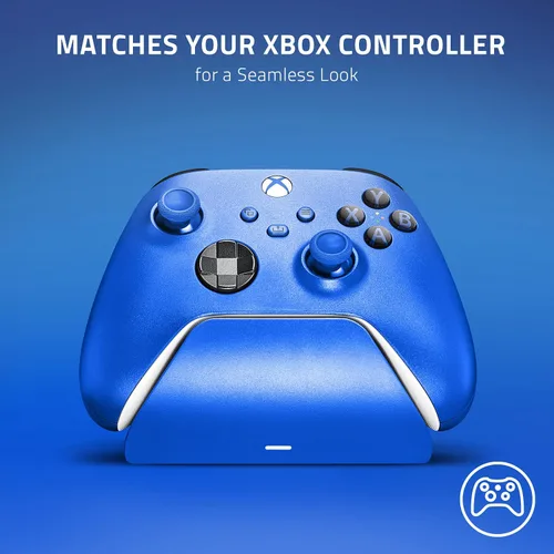Vista 4 de Razer Universal Quick Charging Stand for Xbox Series XS Magnetic Secure Charging - Perfectly Matches Xbox Wireless Controllers - USB Powered - Shock