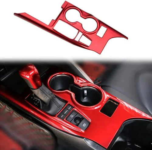 Vista 5 de Rifoda Para Toyota Camry 2018, 2019, 2020, 2021, 2022, accesorios de ABS, cubierta de panel de palanca de cambios de consola central, ajuste