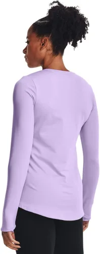 Vista 2 de Under Armour Camiseta acogedora de manga larga con cuello redondo para mujer