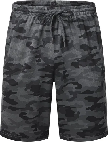 Vista 4 de MoFiz Conjunto deportivo de verano para hombre, conjunto casual de ajuste seco, manga corta, polo, corto, 2 piezas, tallas S-3XL