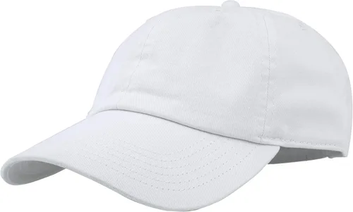 Vista 156 de Gelante Gorras de béisbol 100% algodón liso en blanco tamaño ajustable al por mayor a granel de 12