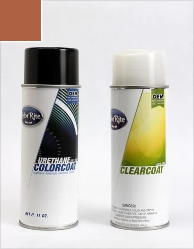 Vista 174 de Aerosol para pintura de retoque automotriz Dodge Stratus - Capa transparente metálica de acero plateado A4/DA4 - Paquete todo incluido
