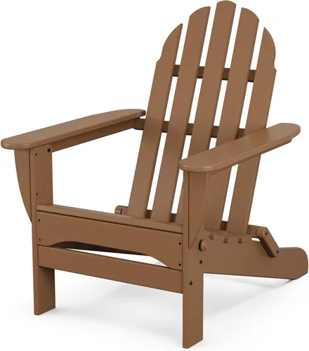Vista 13 de POLYWOOD AD5030AR Silla Adirondack plegable clásica, Altura: 35.00" - Ancho: 29" - Profundidad: 35.00", Aruba