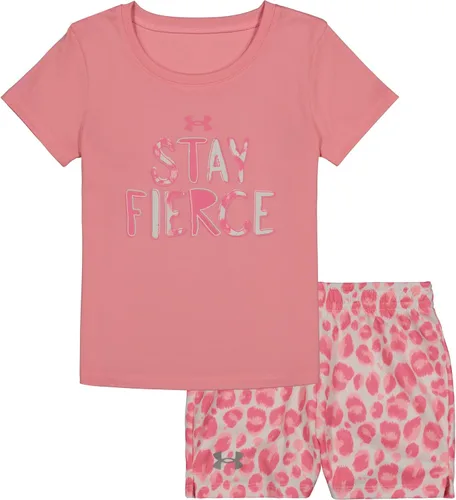 Vista 94 de Under Armour baby-girls Ua Terrazzo Leopard Heart SetShort Set