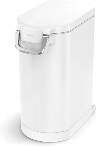 Vista 13 de simplehuman Contenedor mediano de almacenamiento de alimentos para mascotas, 25 litros, 27 lb / 12.2 kg, para alimentos para perros, gatos y aves