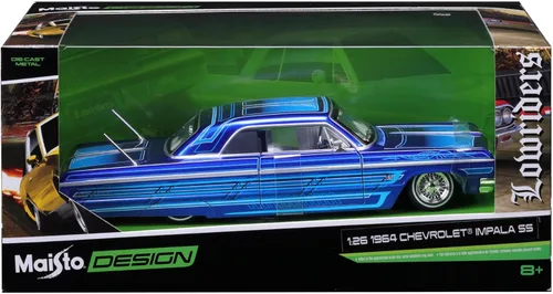 Vista 7 de Maisto 1:24 LOWRIDERS 1964 Chevrolet Impala