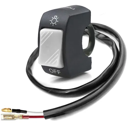 Vista 7 de 1 pieza de interruptor de manillar de motocicleta, botón de encendido y apagado, parte de ajuste para luz de motocicleta LED U5 U7 U2, interruptor