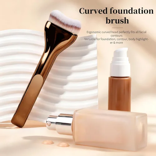 Vista 8 de DUcare Brocha de base plana para maquillaje líquido
