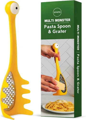Vista 9 de OTOTO Rallador - Acero inoxidable, sin BPA, apto para lavavajillas, divertido gadget de cocina, rallador de verduras, lindos regalos y accesorios