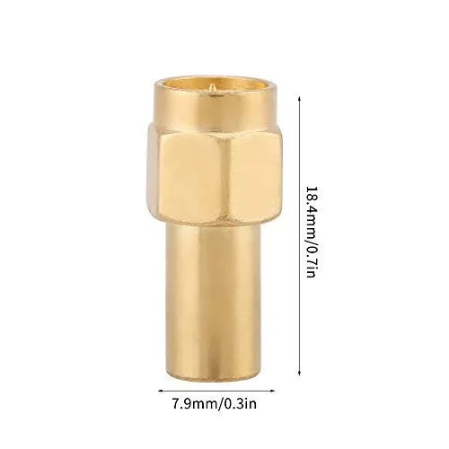 Vista 5 de Hilitand Terminadores coaxiales SMA conector macho RF coaxial emparejado terminador carga de terminación 50 ohmios 2W SMA Terminator