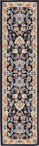 Vista 34 de Unique Loom Sialk Hill Collection - Alfombra de área Washington (6' 1" x 9' Rectángulo Burdeos/Crema)