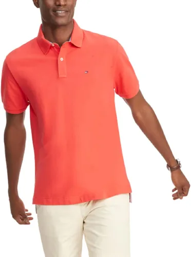 Vista 42 de Tommy Hilfiger Polo de piqué de algodón de manga corta para hombre en ajuste regular
