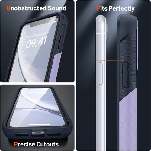 Vista 96 de Jeylly Funda para iPhone SE/Funda para iPhone 5S, Exterior de Plástico Duro que Absorbe Golpes + Interior de Silicona de Goma Defensor contra